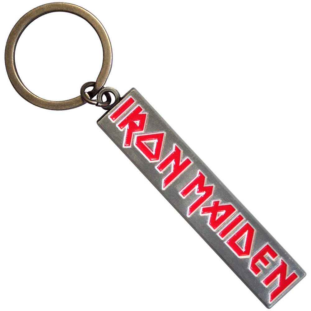 IRON MAIDEN アイアンメイデン (結成 50周年 ) - Logo / キーホルダー - PGS